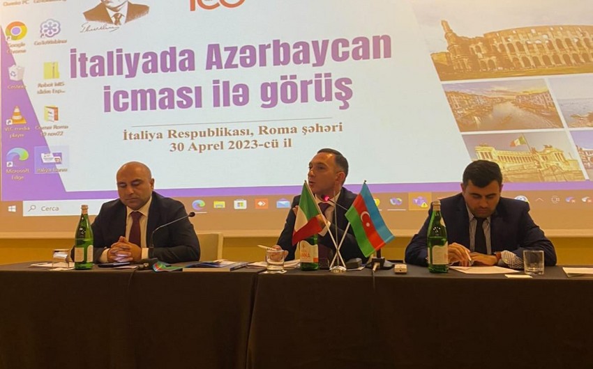 В Риме прошло собрание Координационного совета азербайджанцев Италии
