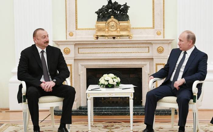 В Кремле началась двухсторонняя встреча Владимира Путина и Ильхама Алиева
