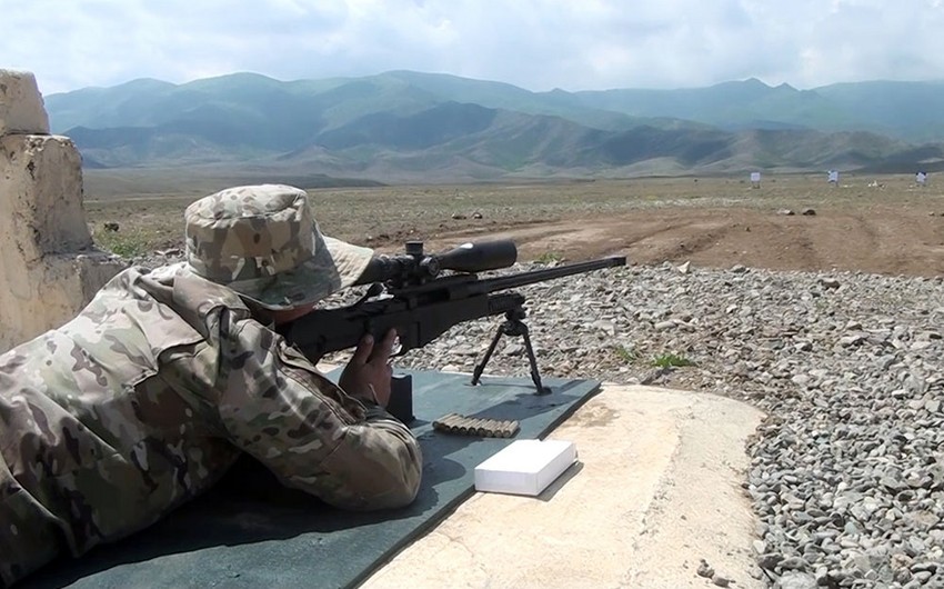 В азербайджанской армии повышается профессионализм снайперов