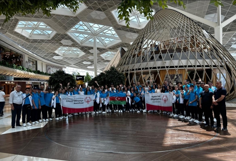 Сборная Азербайджана отправилась в Германию для участия в летних специальных Олимпийских играх
