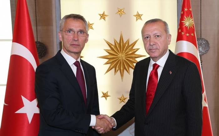 Эрдоган принял в Стамбуле генсека НАТО
