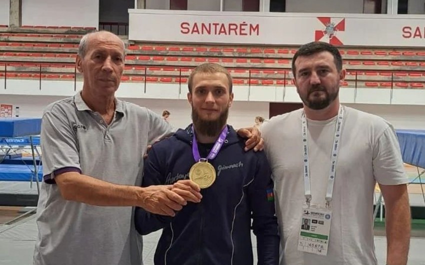 Азербайджанский гимнаст завоевал золотую медаль на Кубке мира