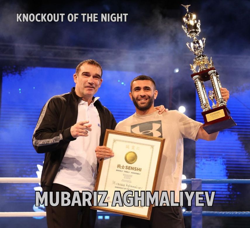 Азербайджанский кикбоксер одержал победу на SENSHI