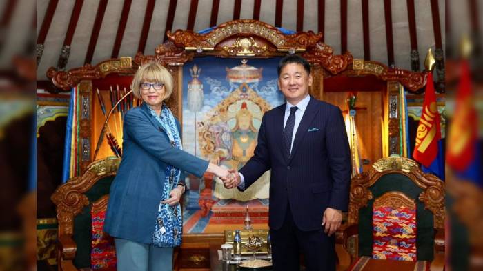 Гендиректор ОБСЕ нанесла визит вежливости президенту Монголии
