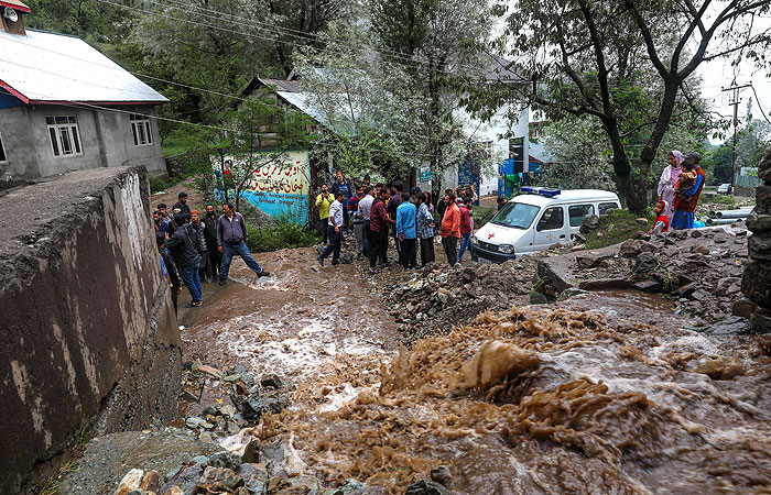 Наводнения произошли в ряде регионов Индии из-за проливных дождей