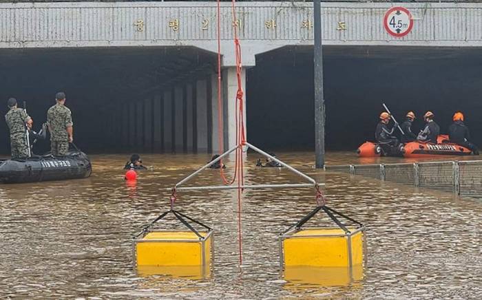 СМИ: число погибших из-за проливных дождей в Южной Корее увеличилось до 35
