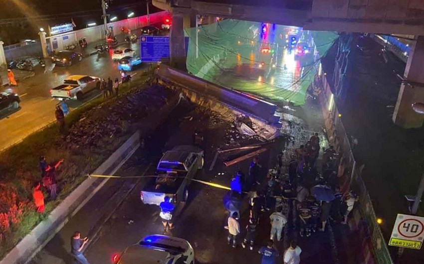 При обрушении эстакады в Бангкоке погибли два человека