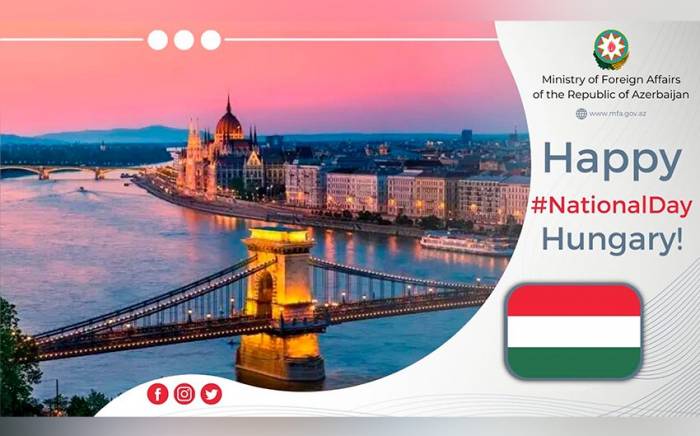 МИД Азербайджана поздравил Венгрию с национальным днем
