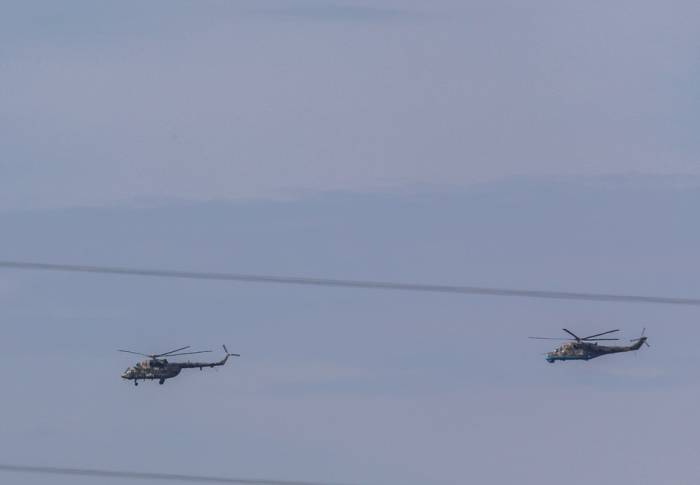 Минобороны Польши заявило, что два белорусских вертолета нарушили воздушное пространство страны