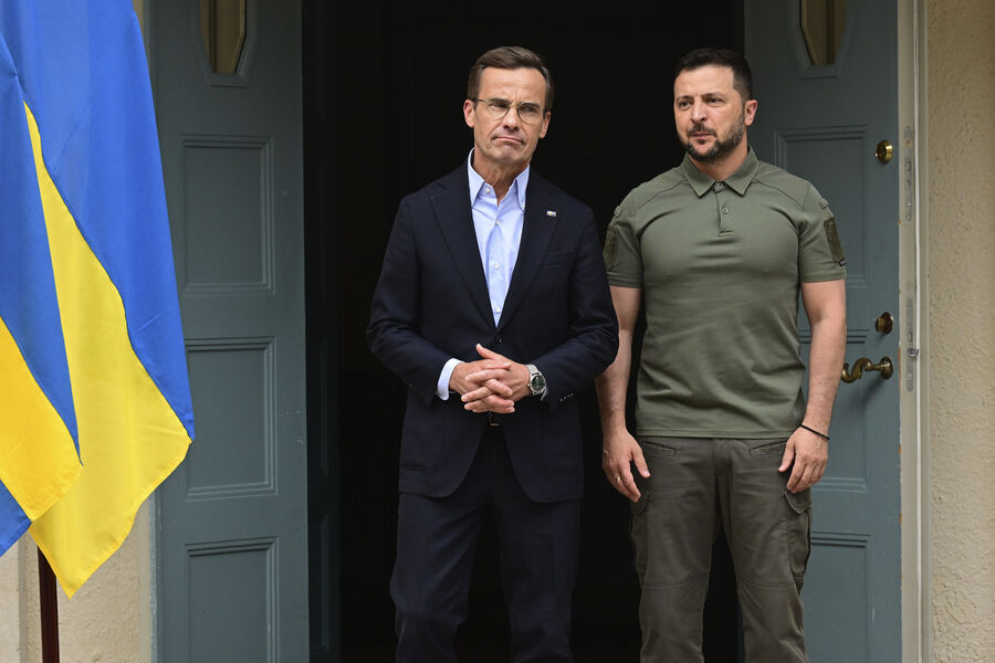 Зеленский встретился с премьером Швеции
