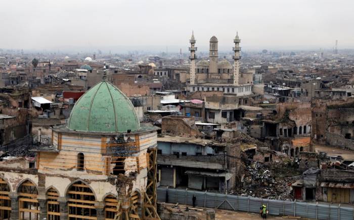 В Ираке более 10 человек пострадали при обрушении купола мечети
