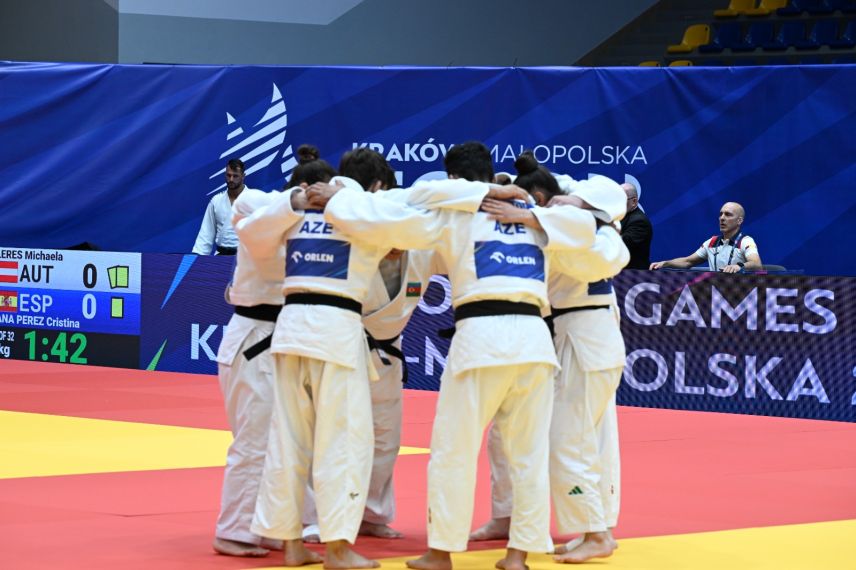 Азербайджан выиграл бронзу командного турнира по дзюдо на Универсиаде