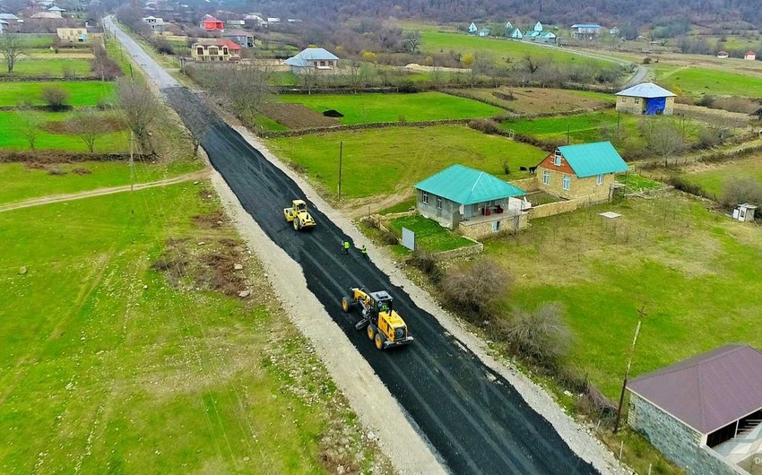 На строительство автомобильной дороги в Гахе выделено 4,9 млн манатов