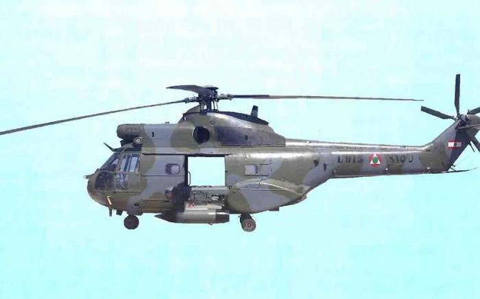 В горах Ливана рухнул военный вертолет
