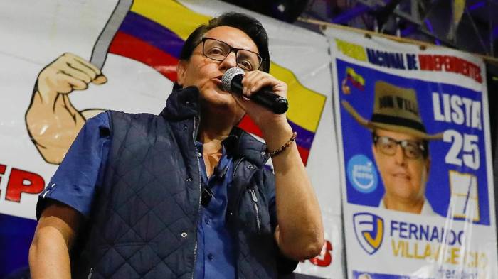 Кандидата в президенты Эквадора убили после предвыборного митинга
