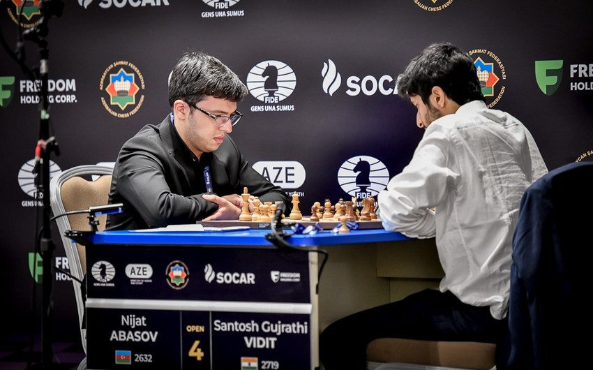 Азербайджанский шахматист вышел в полуфинал Кубка мира в Баку