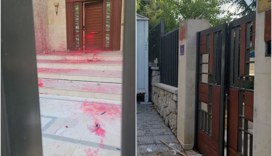 Армяне совершили нападение на посольство Азербайджана в Ливане 
