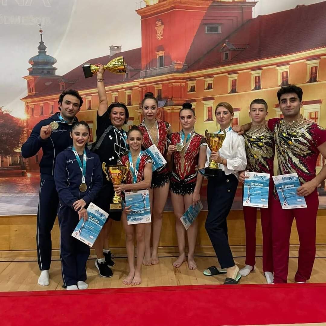 Азербайджанские гимнасты завоевали золотые медали на Международном турнире в Польше