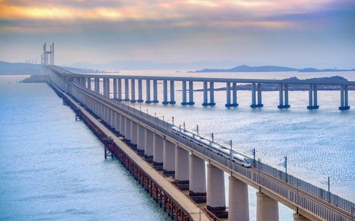 Китай может построить высокоскоростную железную дорогу через Тайваньский пролив
