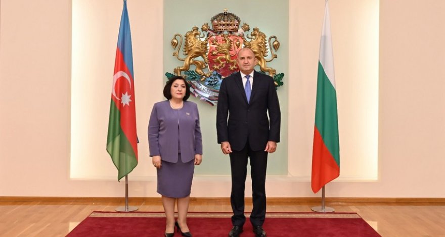 Сахиба Гафарова встретилась с президентом Болгарии
