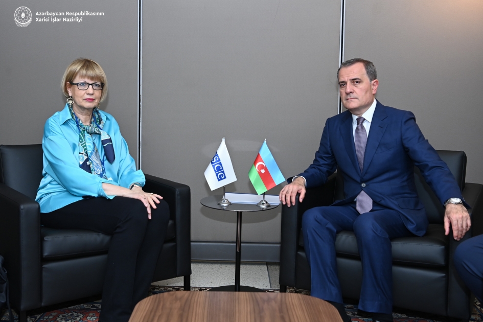 Глава МИД Азербайджана встретился с генеральным секретарем ОБСЕ