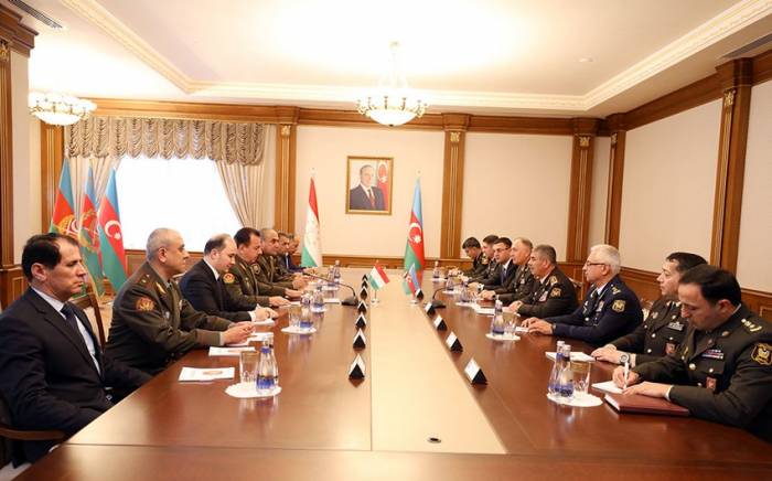 Обсуждены вопросы военного сотрудничества между Азербайджаном и Таджикистаном-ВИДЕО,ФОТО
