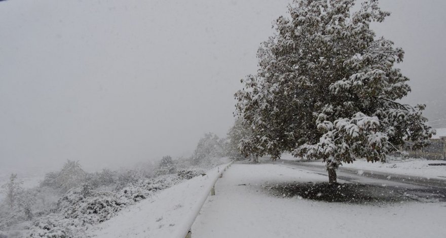 В Губинском и Гусарском районах выпал снег