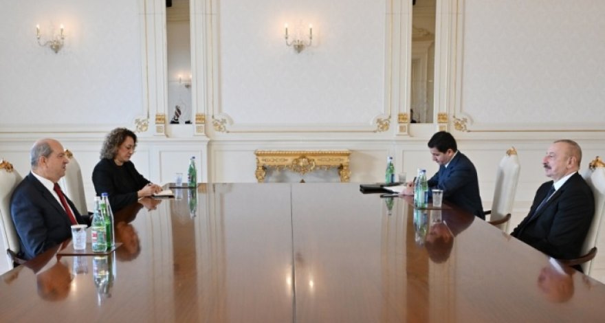 Ильхам Алиев принял президента Турецкой Республики Северного Кипра 