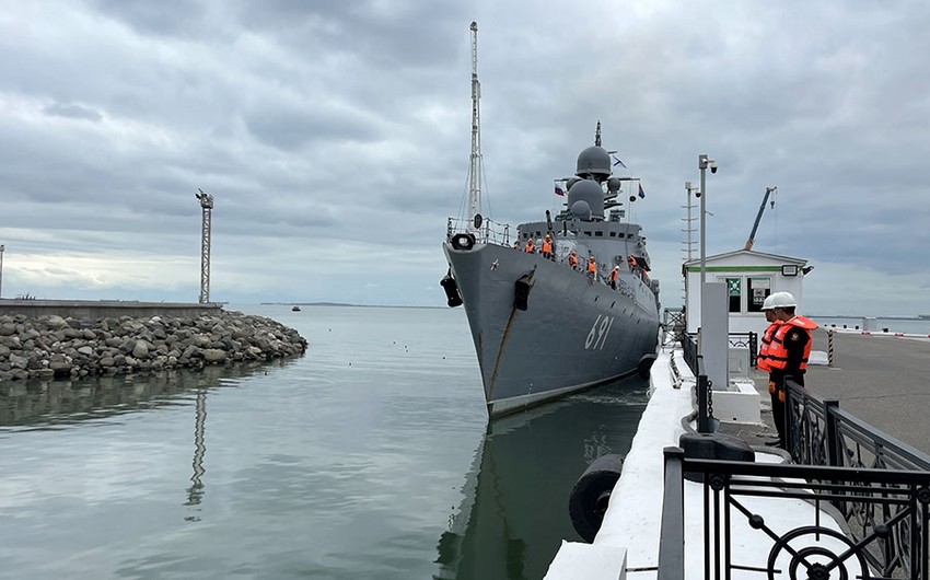 Корабли ВМФ РФ прибыли в Баку с дружественным визитом