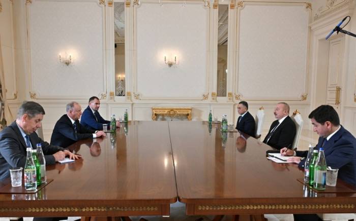 Президент Ильхам Алиев принял секретаря Совета безопасности Российской Федерации
