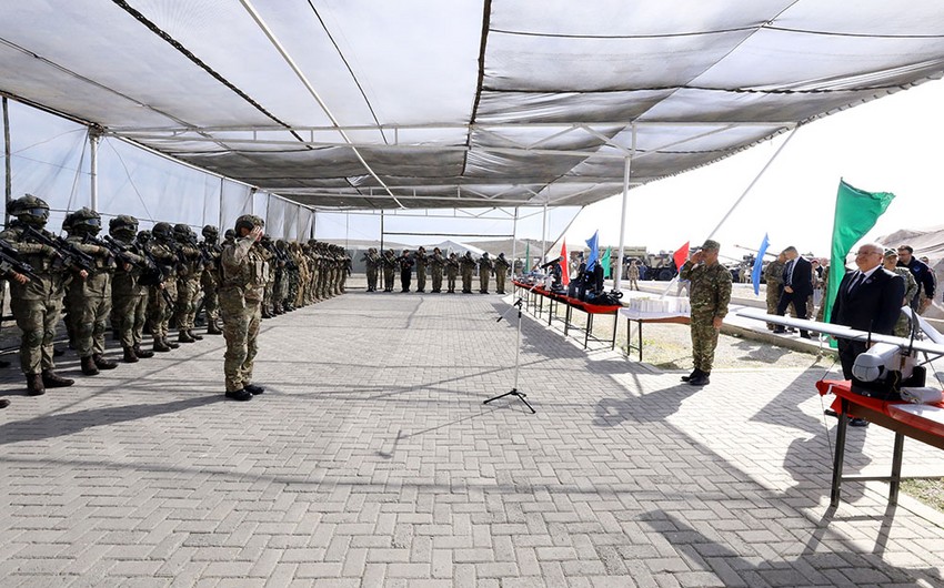Награждена группа военнослужащих, участвующих в совместных азербайджано-турецких тактических учениях