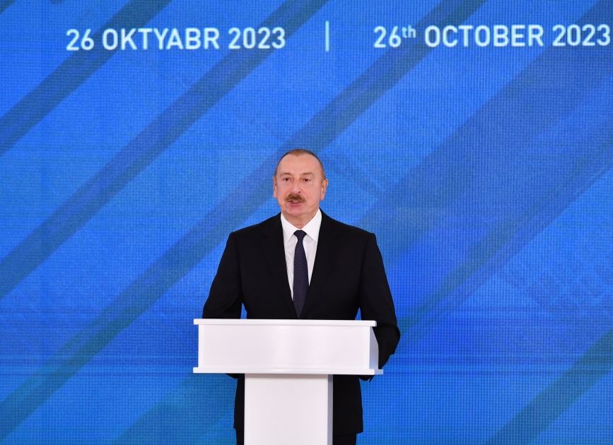 Президент Ильхам Алиев: Открытие Гарадагской солнечной электростанции является выдающимся событием
