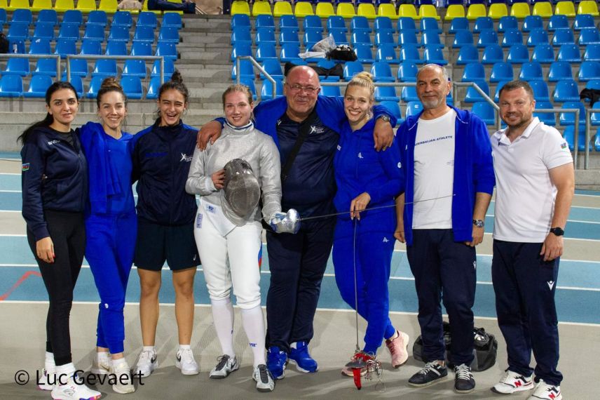 Азербайджанская фехтовальщица завоевала золото в Бельгии