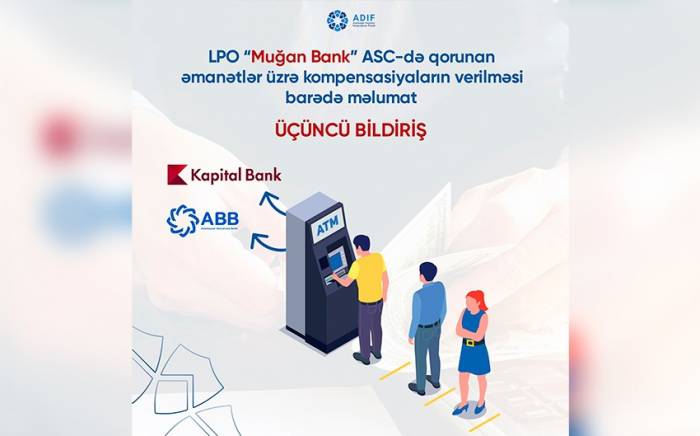 Определены банки для выплаты компенсаций вкладчикам Muğanbank
