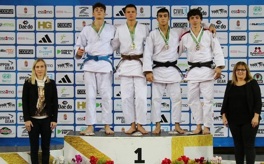 Азербайджанские дзюдоисты завоевали 4 медали на юношеском Кубке Европы