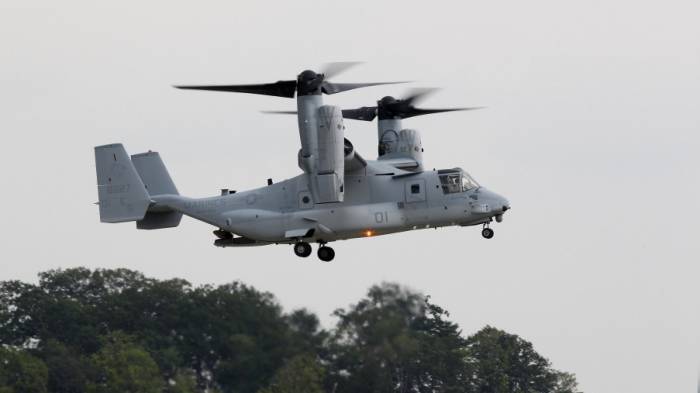 У берегов Японии разбился военный конвертоплан США Osprey
