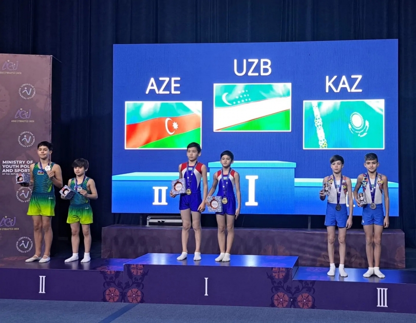 Азербайджанские гимнасты завоевали золотую и серебряную медали на международном турнире