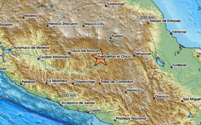 В Мексике произошло землетрясение магнитудой 5,8

