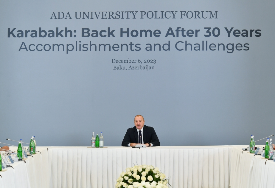 Президент Азербайджана: Мы уже установили в регионе мир