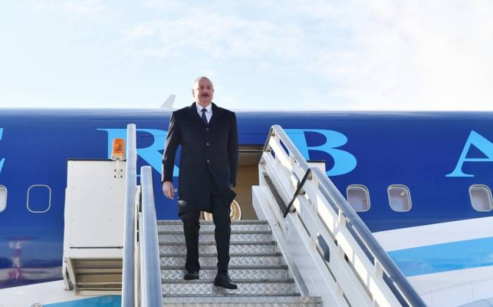 Президент Азербайджана Ильхам Алиев прибыл с рабочим визитом в Сербию -ФОТО
