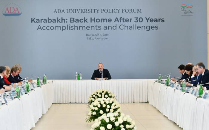 Президент Ильхам Алиев принял участие в Форуме "Карабах: Возвращение домой спустя 30 лет. Достижения и трудности" -ФОТО -ОБНОВЛЕНО

