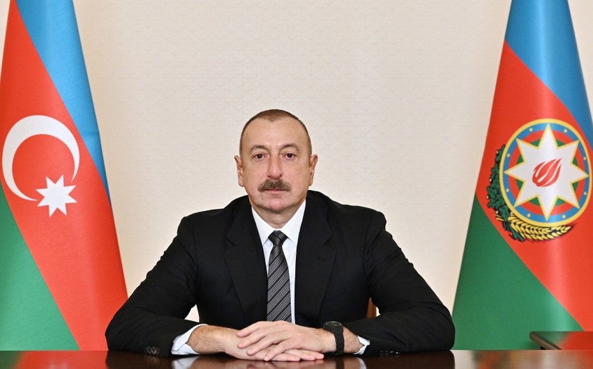 Президент Ильхам Алиев направил обращение участникам XVI Съезда учителей Азербайджана