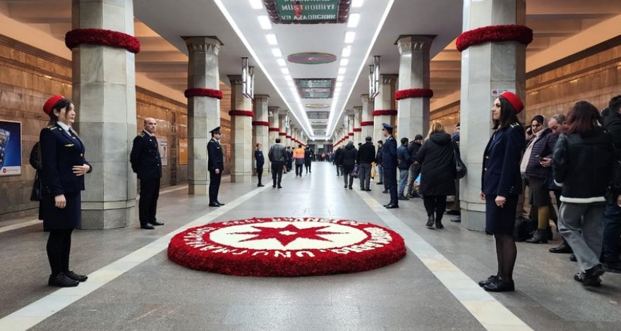 В Бакинском метрополитене проводятся мероприятия в связи с 34-й годовщиной трагедии 20 Января