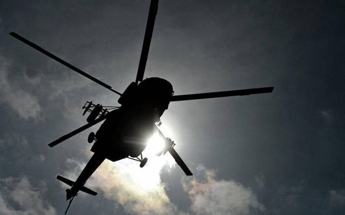 В результате крушения военного вертолета в Бишкеке пострадали 10 человек
