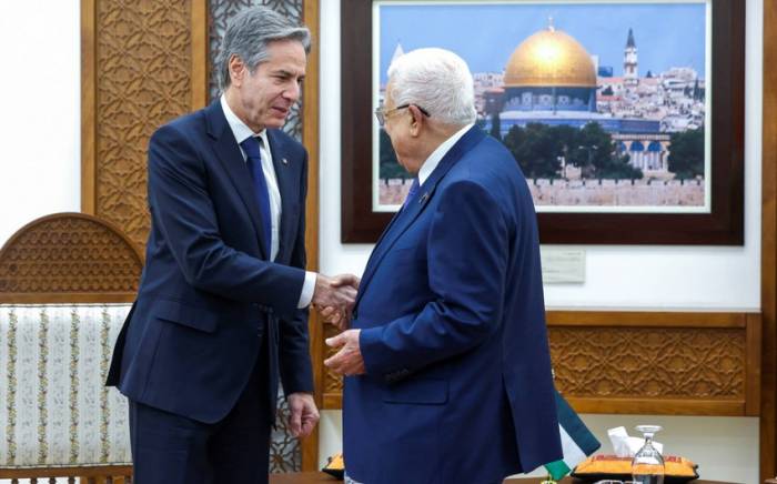 Аббас и Блинкен начали в Рамалле переговоры по ситуации в Газе
