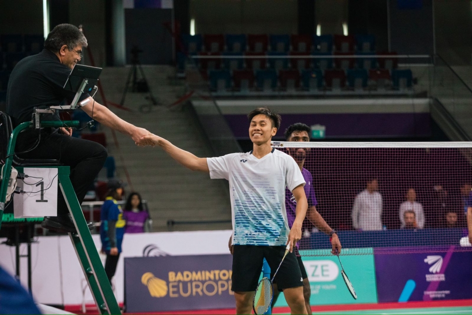 Азербайджанский бадминтонист вышел в 1/4 финала турнира в Баку
