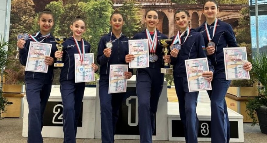 Азербайджанские гимнастики завоевали девять медалей на международном турнире