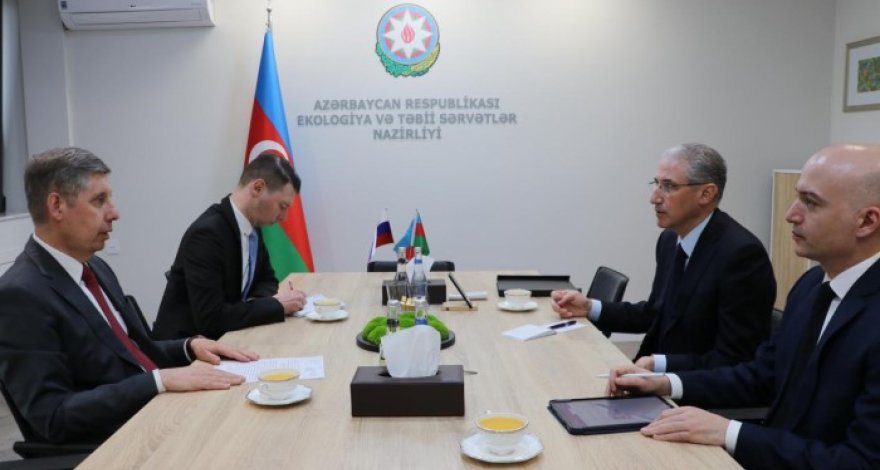 Мухтар Бабаев обсудил с послом России в Азербайджане подготовку к COP29