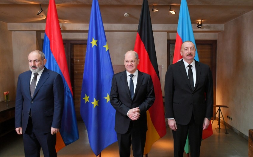 В Мюнхене состоялась встреча лидеров Азербайджана, Германии и Армении