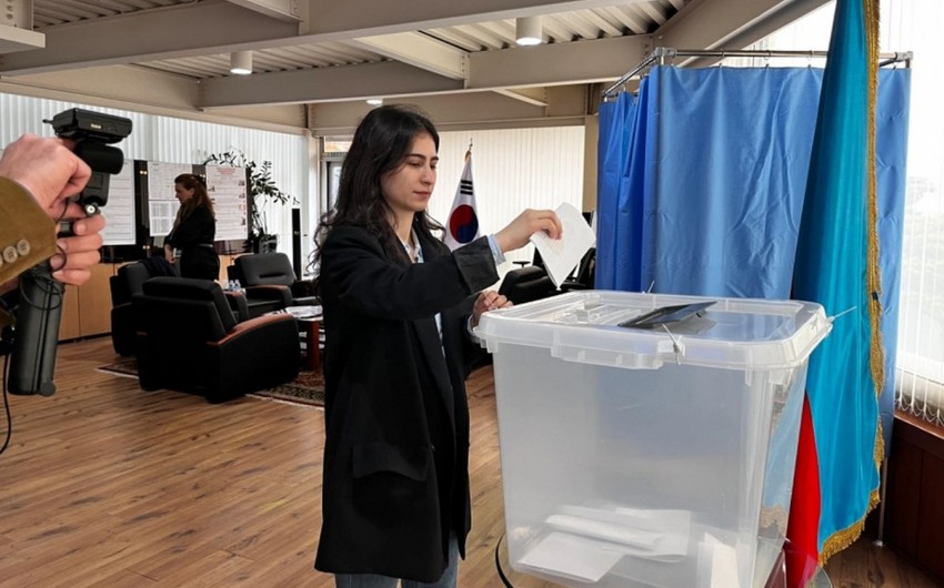 В Южной Корее завершилось голосование на выборах президента Азербайджана
